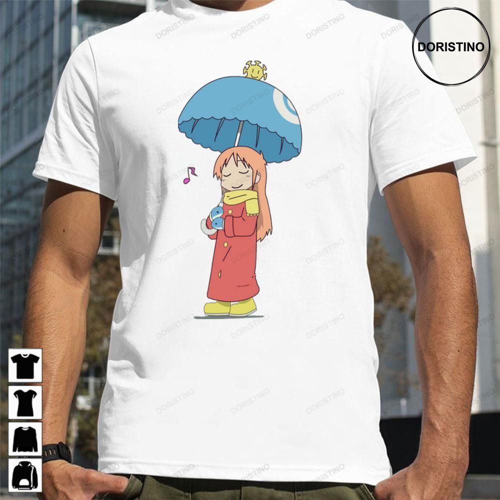 Singing Yuuko Robot Aioi Sakomoto Cat Nichijou Limited Edition T-shirts